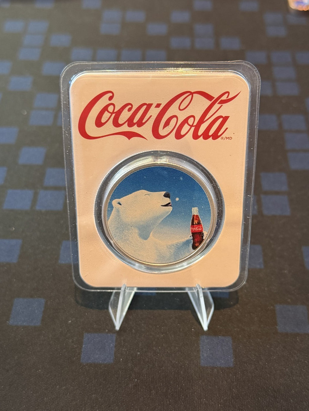 Coca-Cola® 1 oz Silver Polar Bear Colorized Round