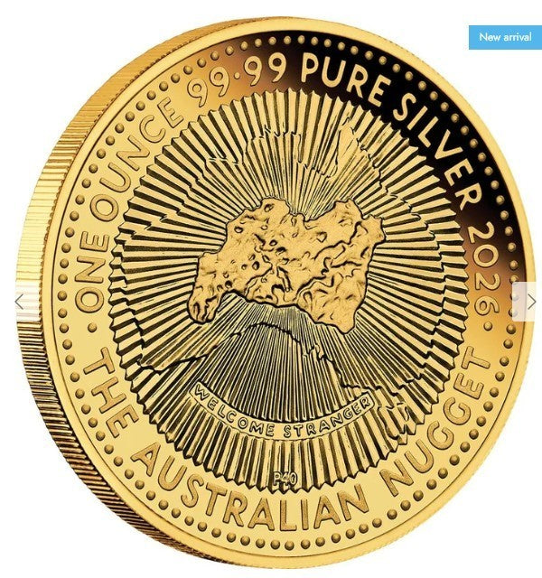 2026 Perth Mint Australian Nugget 40th Anniversary Hobart Money Expo 1oz Gold-Pl
