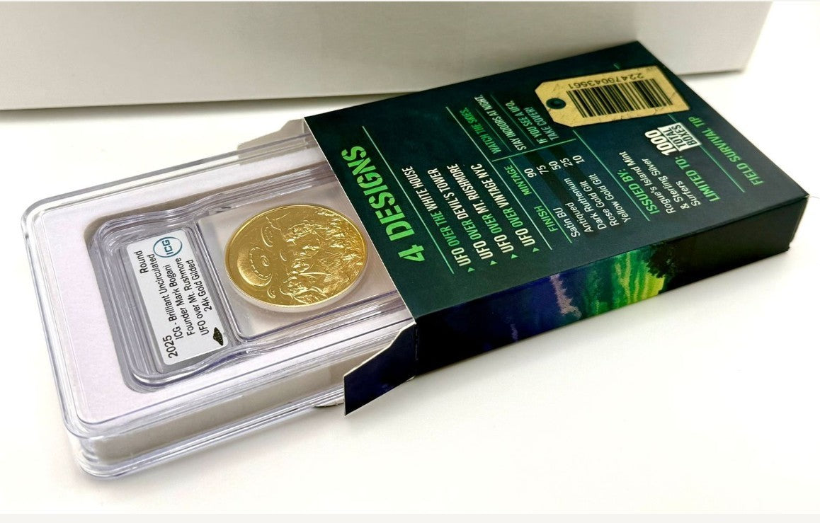 2025 Intaglio Mint — UFO Invasion USA Mystery Box (1 oz Silver Round)
