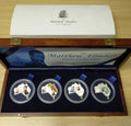 2002 Perth Mint The Matthew Flinders Map of Australia Coin Collection of 4 x 1oz