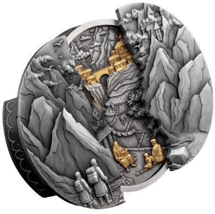 PRESALE ONLY - 2026 Samoa Shangri‑La Sliding Door – 5 oz Silver