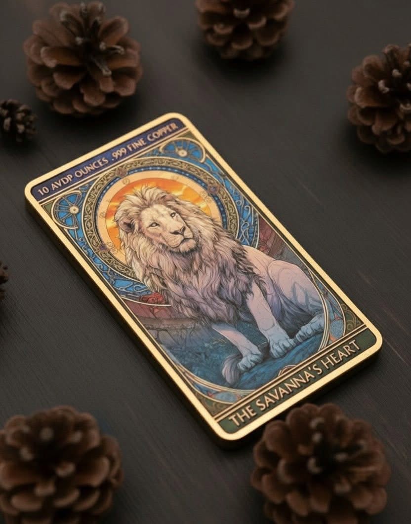 THE SAVANNA’S HEART 10oz Copper Bar — FIRST RELEASE IN THE “VOICES OF NATURE” SERIES