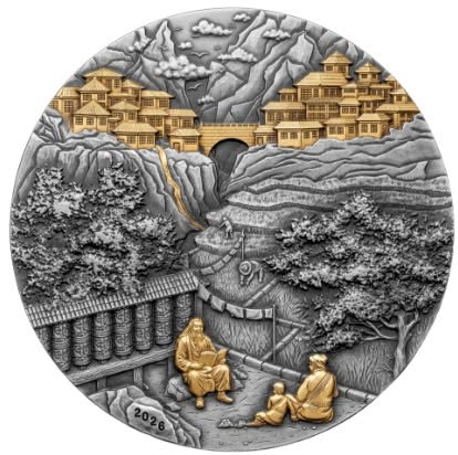 PRESALE ONLY - 2026 Samoa Shangri‑La Sliding Door – 5 oz Silver