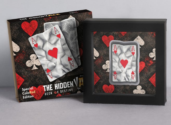 HIDDEN ACE Deck of Destiny Special Edition 1oz Silver Coin $2 Niue 2026