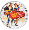 2026 1/2oz Samoa Rock N Roll .999 Silver Coloured Proof Coin