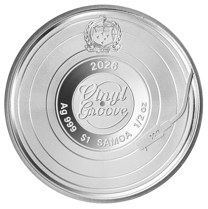 2026 1/2oz Samoa Rock N Roll .999 Silver Coloured Proof Coin