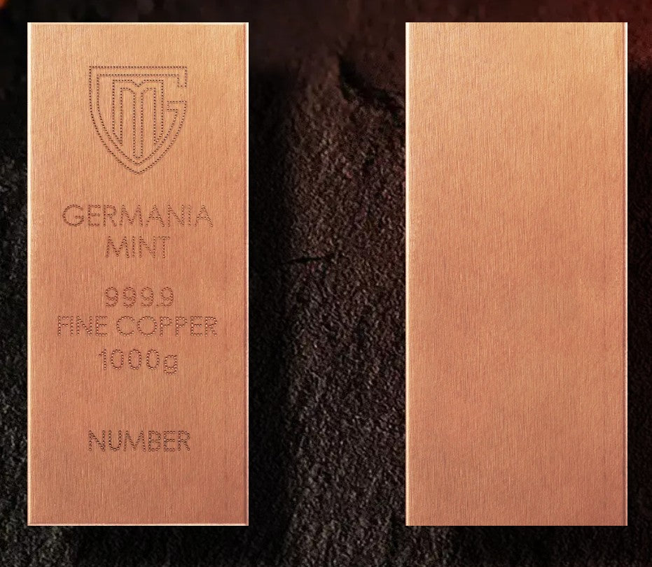Germania - Copper Raw Bar 1000g