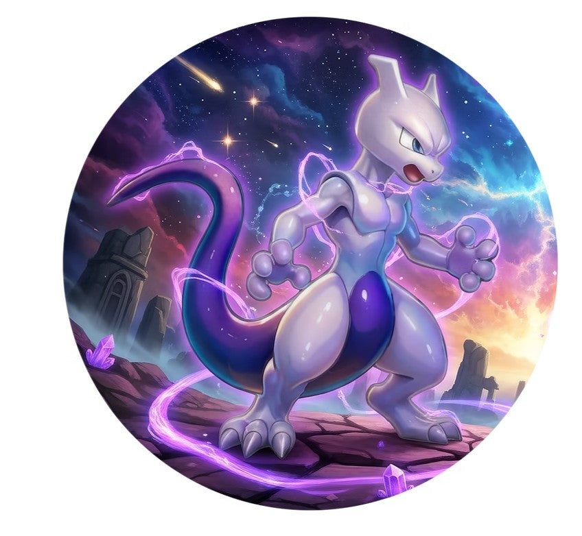 Mewtwo vs Mew – Limited Edition Fan-Inspired Copper Round Set (DuoStack Capsule)