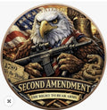 Second Amendment – 1 Kilo .999 Fine Copper High Relief Medal with Full Color UV