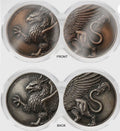 2 x 1 oz Griffin .999 Copper Medal in Infinity Capsule