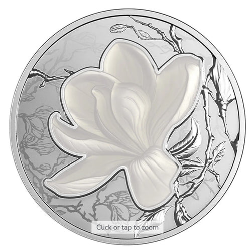 2026 Flowers Of The Four Seasons - Magnolia 1oz Silver Proof Coin