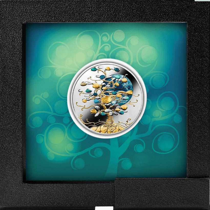 2026 Citrine Tree Of Luck 1oz Silver Proof Coin