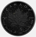 2026 Canada Maple Leaf Triple Black Diamond Edition 1 oz .999 Silver Coin