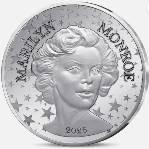 2026 France Marilyn Monroe 13g .333 Silver Coin in Card