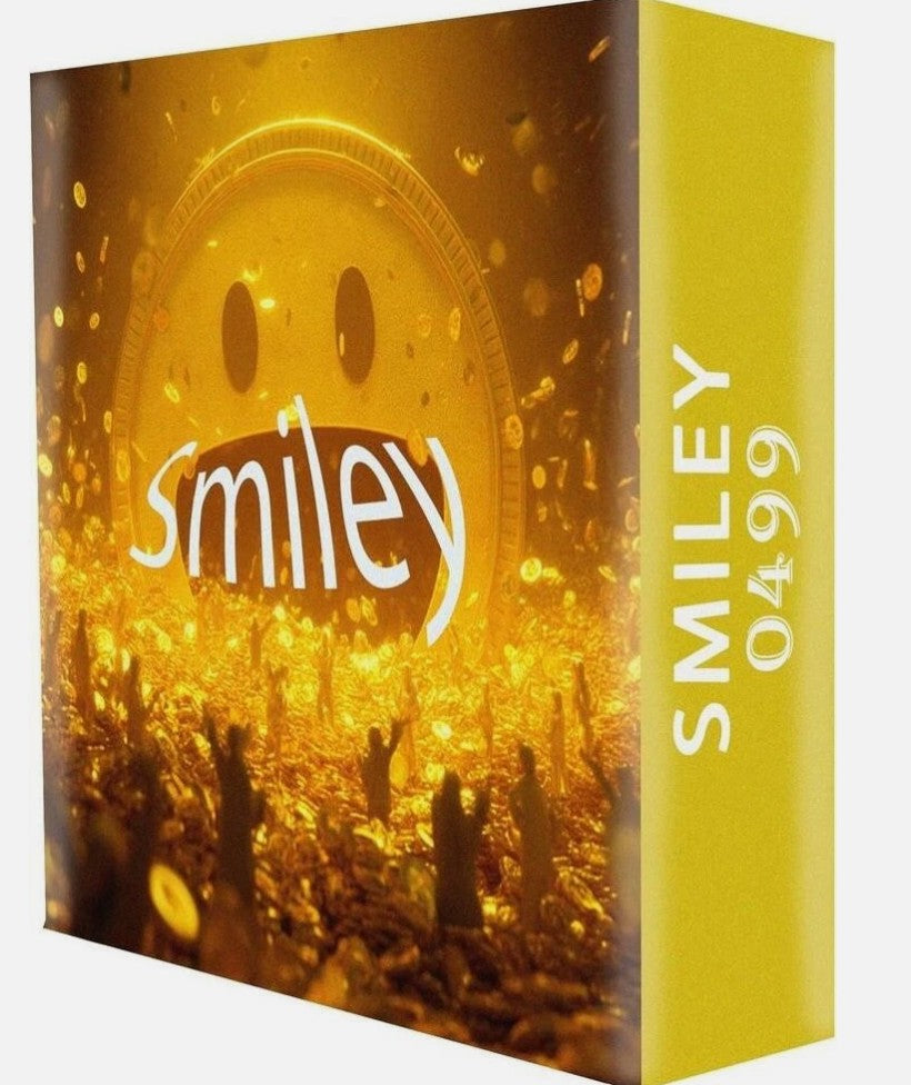 SMILEY 1/1000 Oz 24k Gold 999 Coin card 12$ Liberia 2026