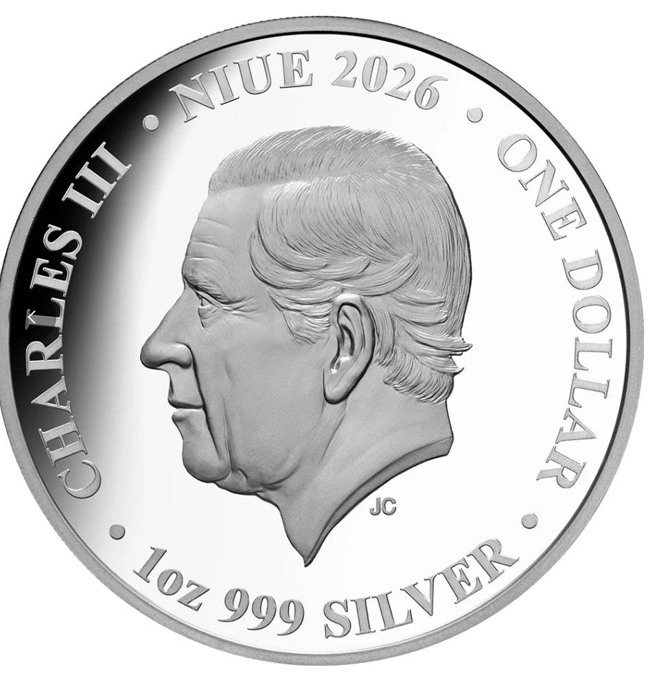 Colours of Australia 2026 $1 Golden Deserts 1oz Silver Proof Coin