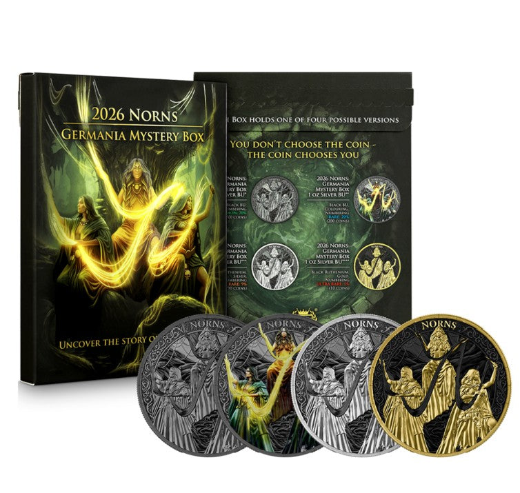 PRESALE ONLY - 2026 Germania Norns 1 oz Silver Coin Mystery Box