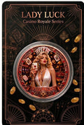 PRESALE ONLY  - Casino Royal - Lady Luck 1 oz Copper