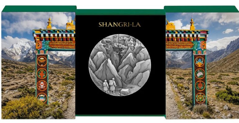 PRESALE ONLY - 2026 Samoa Shangri‑La Sliding Door – 5 oz Silver