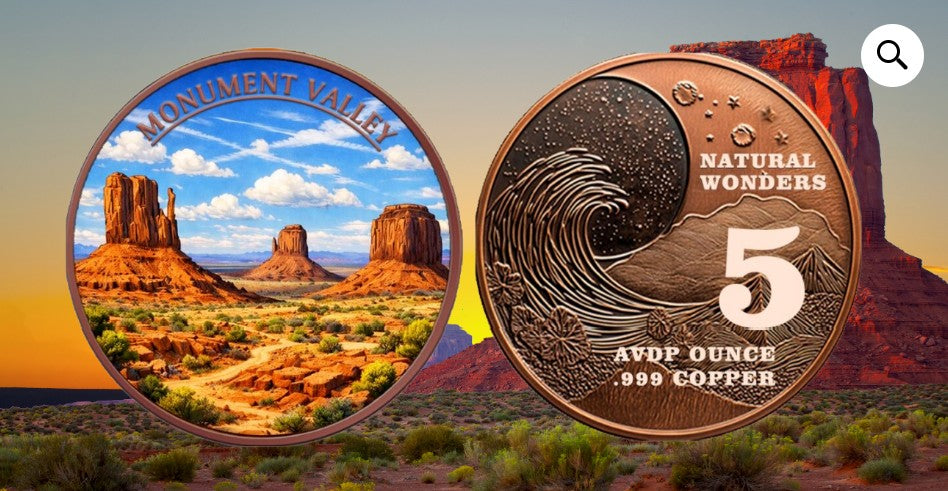 Monument Valley 5 oz Copper Proof