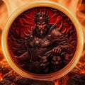 2026 Liberia Cerberus Hades Colorized 5 oz Copper Round Coin $1 BU In Capsule