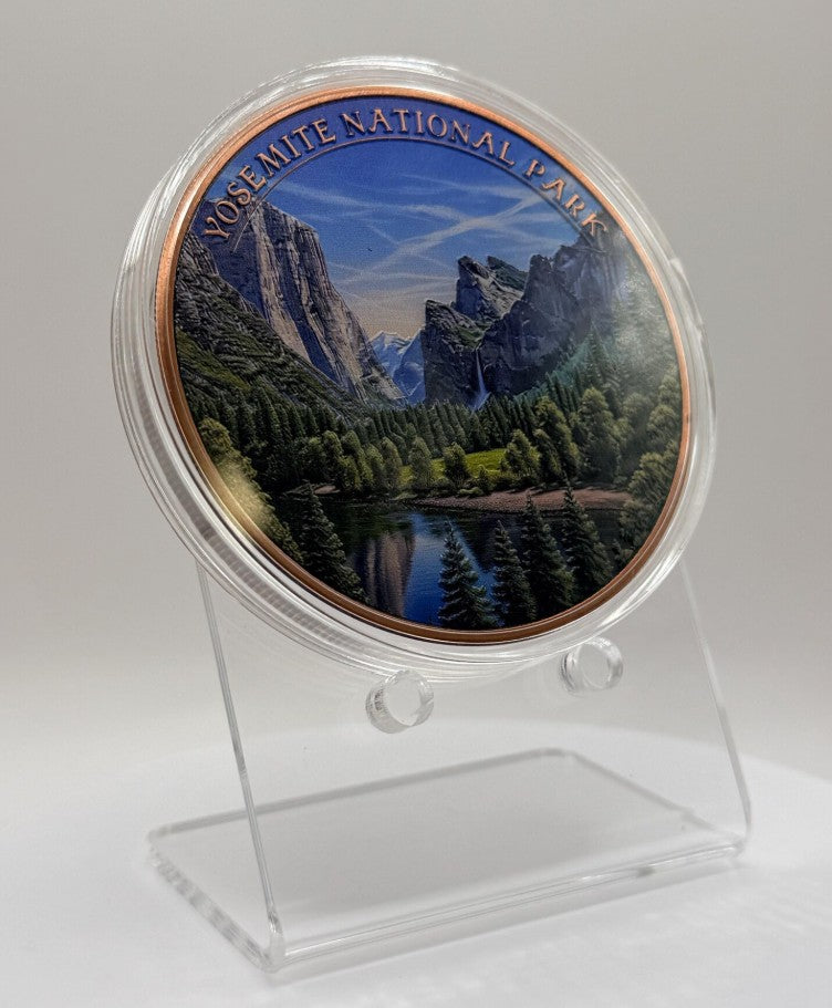 2025 Yosemite National Park Colorized 5oz Copper Colorized Serialized 5,000 Pcs