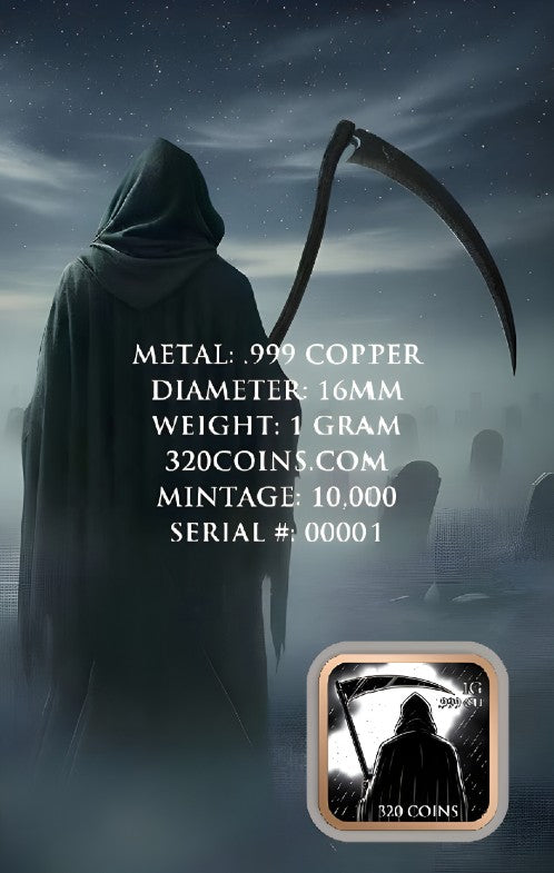 Gram Reaper 1g .999 Copper Card