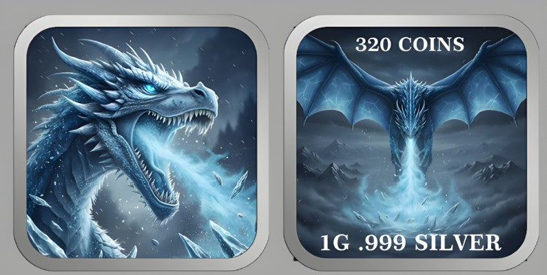 Ice Dragon 1g .999 Fine Silver