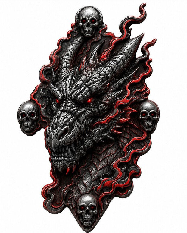 PRESALE ONLY - Death Dragon UHR 5 oz Shaped Copper