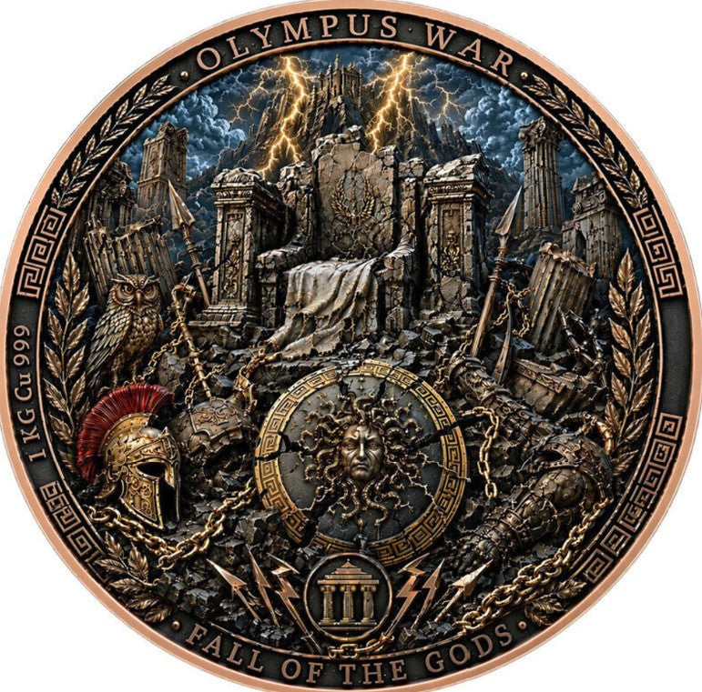 PRESALE ONLY - Olympus War - Fall of the Gods Kilo Copper