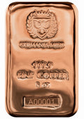 Germania Mint Copper Cast Bar 5oz