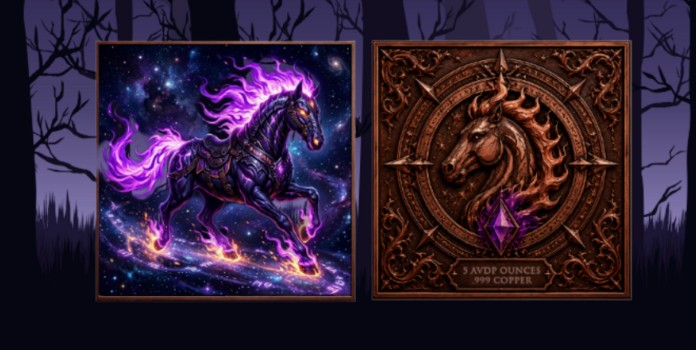 PRESALE ONLY - Nightmare Steed 5 oz Square Copper