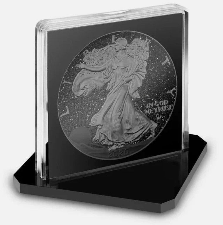 2026 US Eagle TRIPLE BLACK Diamond Edition 1 Oz Silver Coin 1$ 250 Mintage