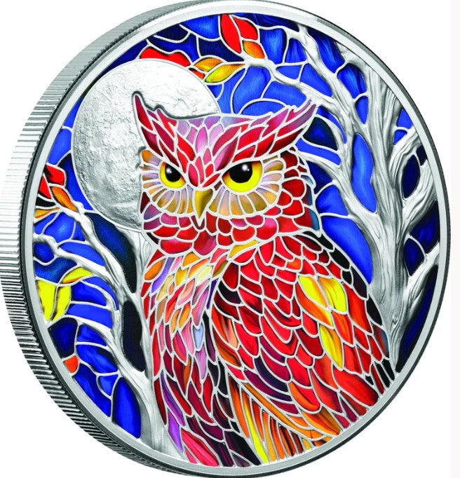 Nature's Window Majestic Owl 2026 2oz Silver Proof Coin