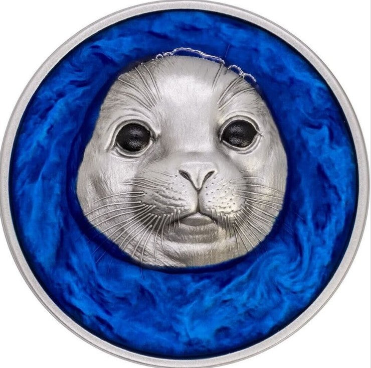SEAL ENAMELED Above the Surface 1 Oz Silver Coin 1000 Francs Cameroon 2026