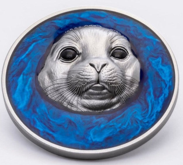 SEAL ENAMELED Above the Surface 1 Oz Silver Coin 1000 Francs Cameroon 2026