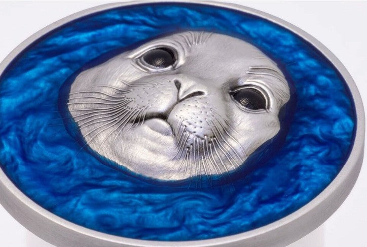 SEAL ENAMELED Above the Surface 1 Oz Silver Coin 1000 Francs Cameroon 2026