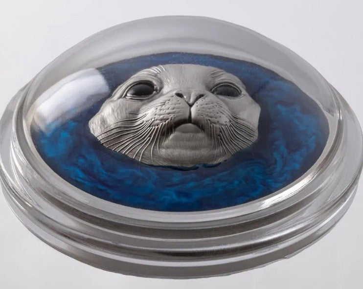 SEAL ENAMELED Above the Surface 1 Oz Silver Coin 1000 Francs Cameroon 2026