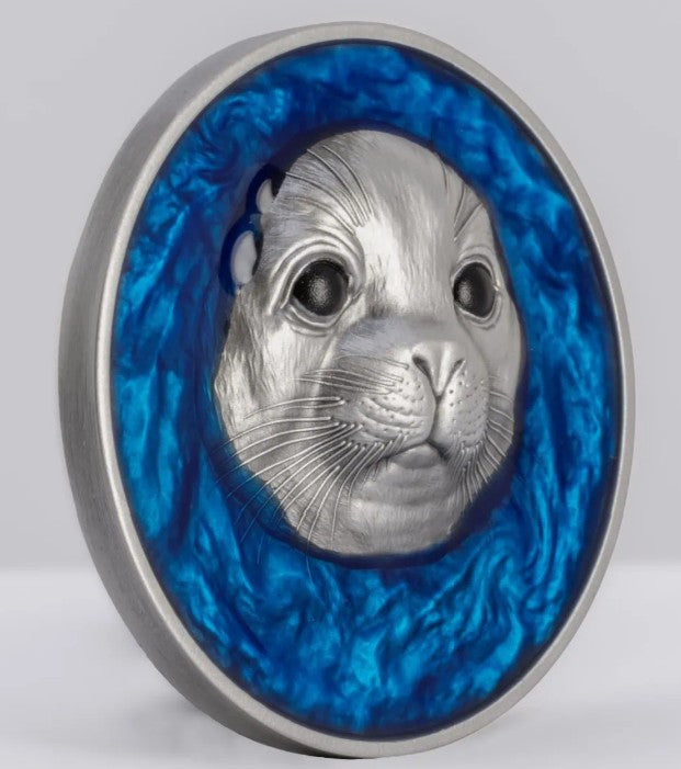 SEAL ENAMELED Above the Surface 1 Oz Silver Coin 1000 Francs Cameroon 2026