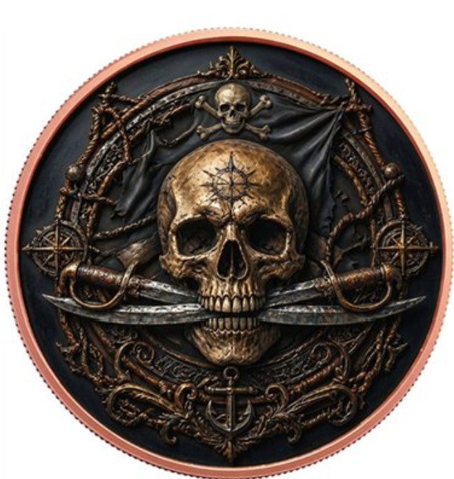 PIRATE 1 Oz Copper Round 2026