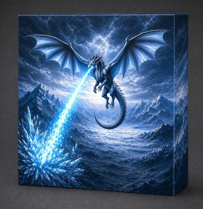 Ice Dragon High Relief 1 oz Copper in Box