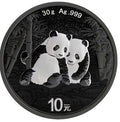 2026 China Panda Triple Black Diamond Edition 30g Silver Coin