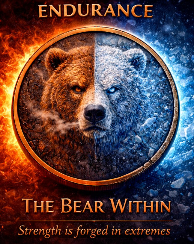 2026 Endurance – The Bear Within 1 oz Copper Round