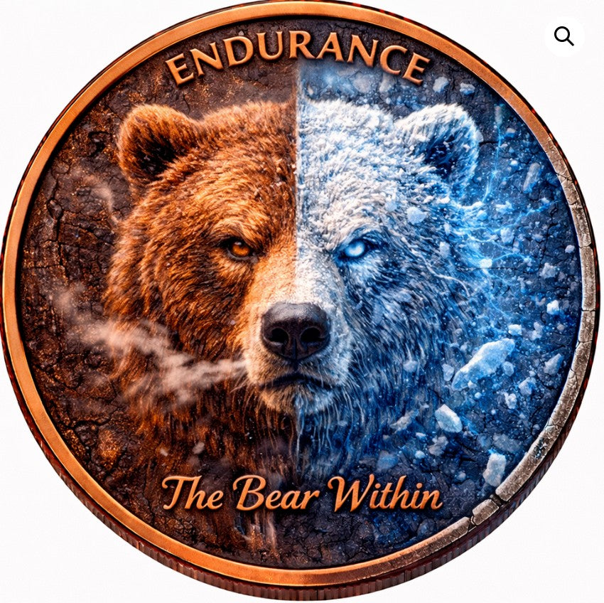 2026 Endurance – The Bear Within 1 oz Copper Round