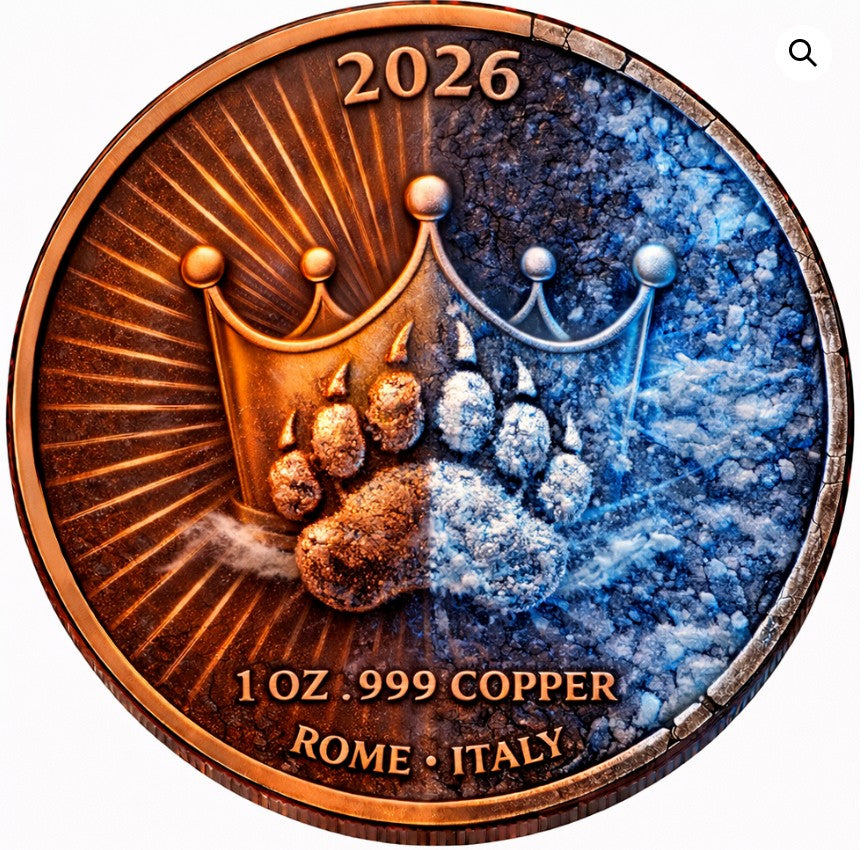 2026 Endurance – The Bear Within 1 oz Copper Round