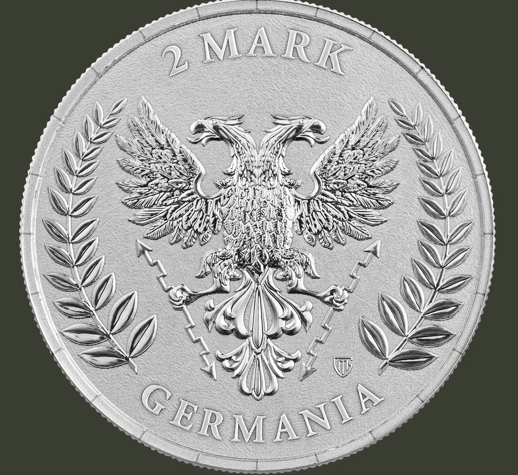 2026 Germania 1/4 oz Silver coins Ag 999.9 BU