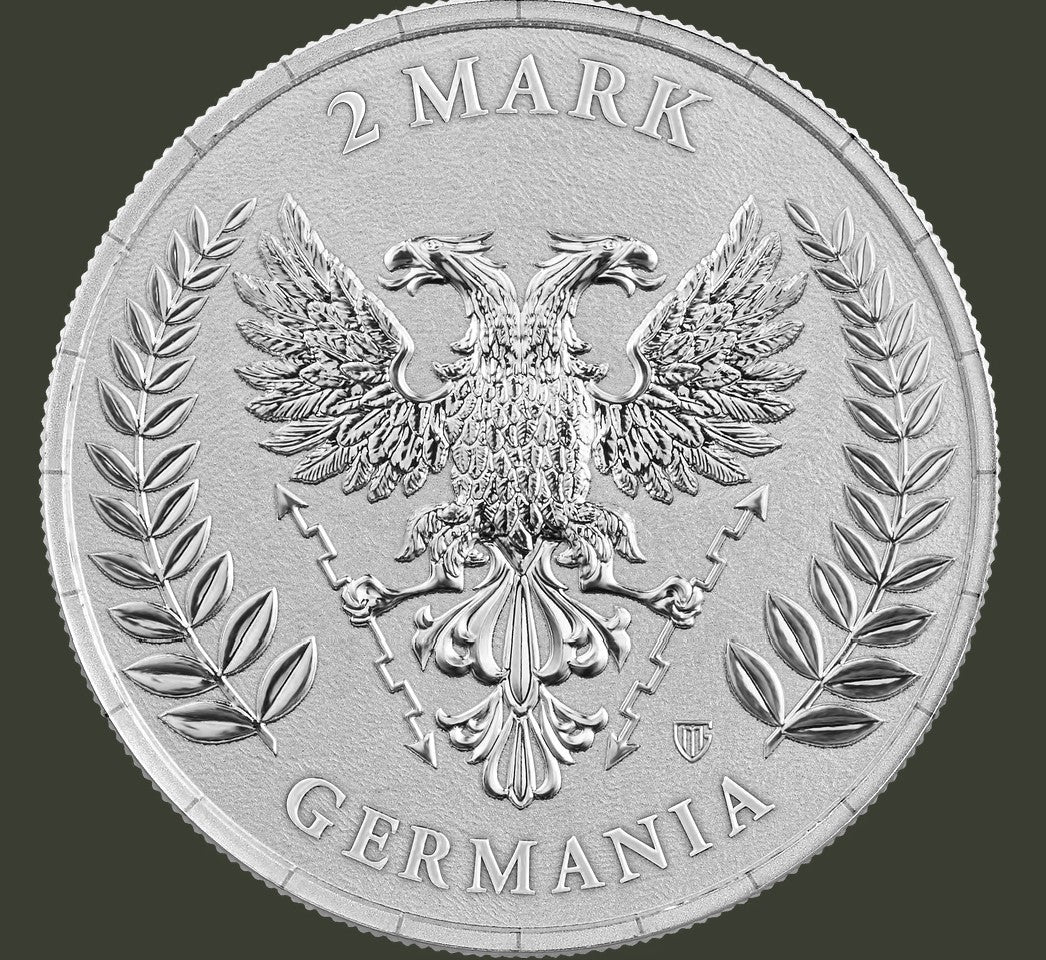 2026 Germania 1/4 oz Silver coins Ag 999.9 BU