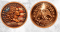 Flowing Hair 5 oz Colorized Copper Round
