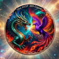 Dragon vs Phoenix 10 oz Copper Round