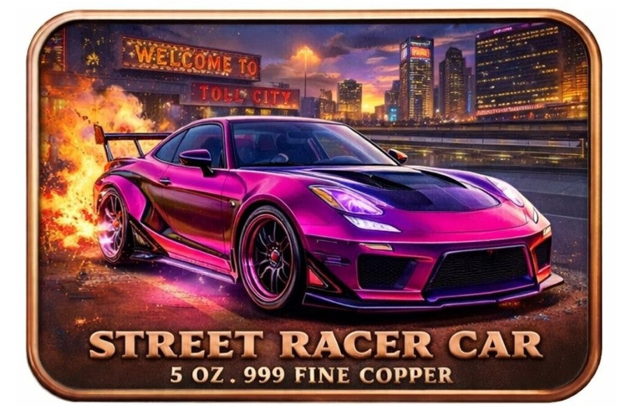 PTM Automotives Street Racer 5 oz Colorized Copper